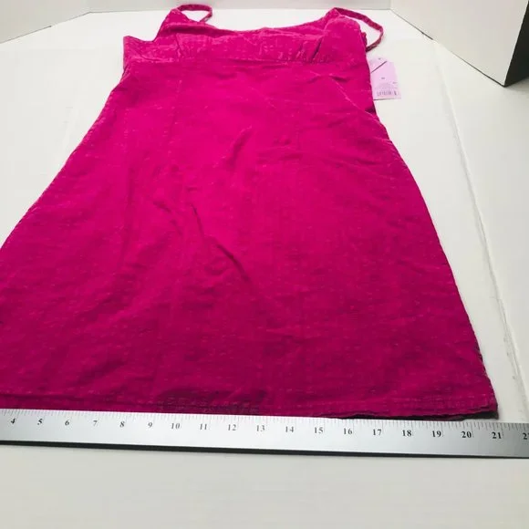 Wild Fable Women's Size Medium Sleeveless Woven Bodycon Dress Plum Purple New - Picture 8 of 16